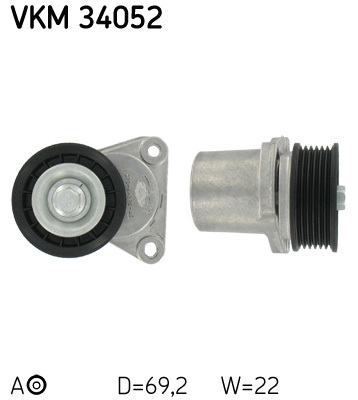 Rolka napinająca paska wieloklinowego VKM 34052 SKF